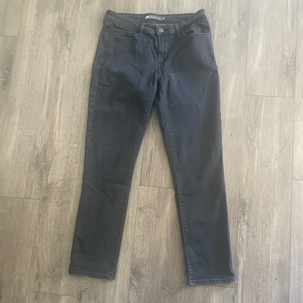 Levi's Mid Rise Skinny Jeans for Women Traditional Pocket  Black Size 10 M